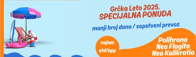 SPECIJALNA PONUDA - manji broj dana